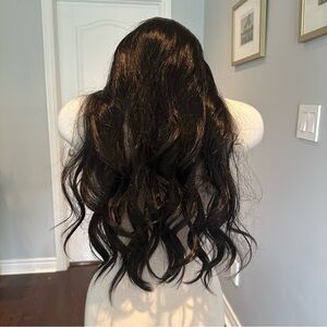 INH Insert Name Here Clip In Loose Barrel Curls Hair Extension - Jet Black